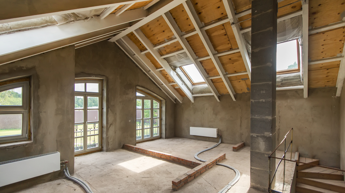 how to renovate an attic into a room