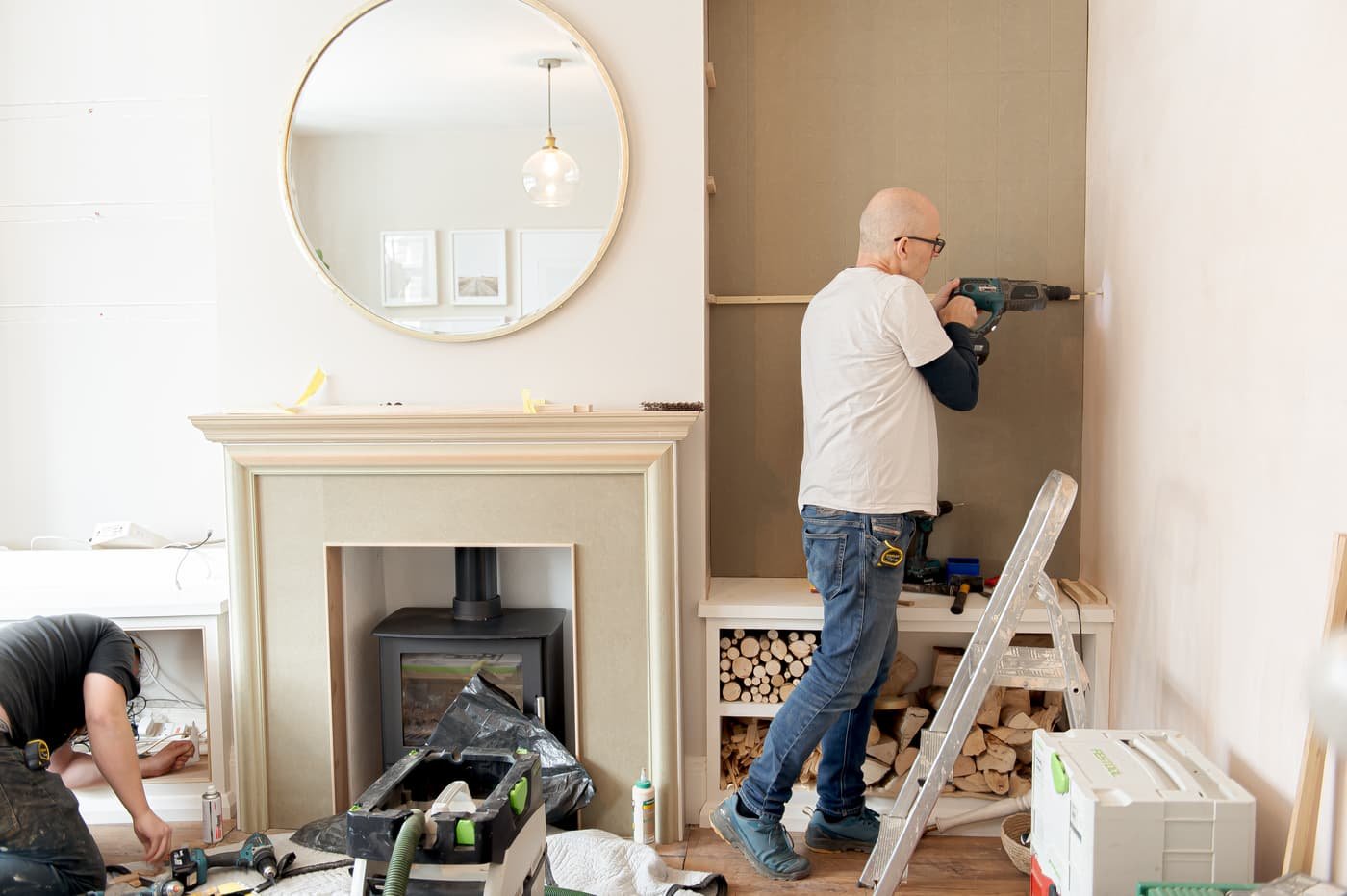 how to renovate old wall